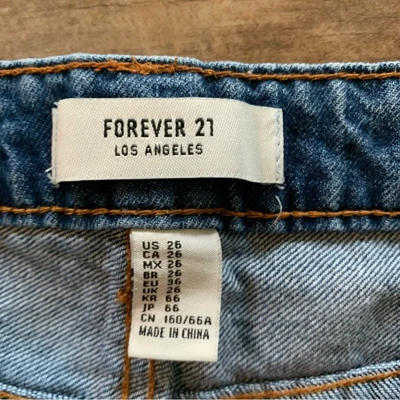 High waist denim shorts - Picture 4 of 5